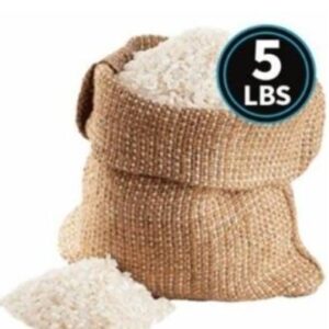 5 lbs de arroz